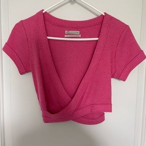 Urban Outfitters cropped waffle material top